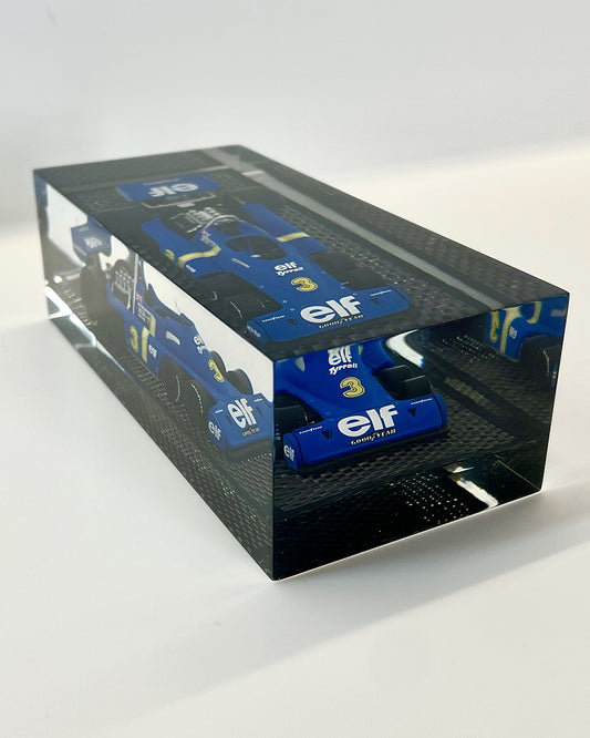 Velocità Sigillata Formula Carbon - Tyrrell P34 - Monaco GP 1976 - Jody Scheckter - Scultura automobilistica concettuale | Pezzo unico numerato