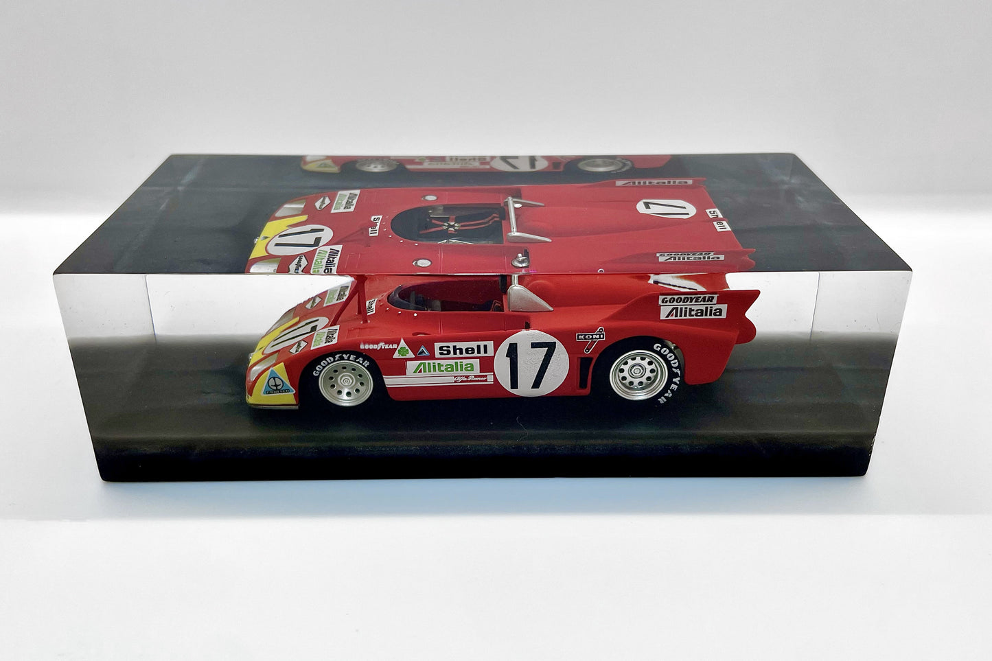 Velocità Sigillata GT Heritage - Alfa Romeo 33 TT 3 - 24H Le Mans 1972 - Marko Elford - Scultura automobilistica concettuale | Pezzo unico numerato