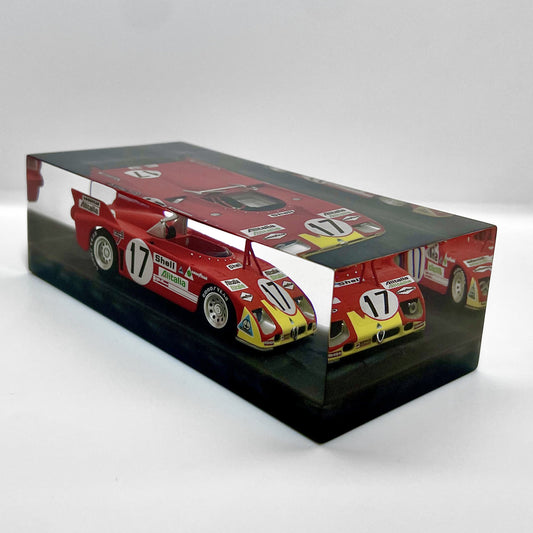 Velocità Sigillata GT Heritage - Alfa Romeo 33 TT 3 - 24H Le Mans 1972 - Marko Elford - Scultura automobilistica concettuale | Pezzo unico numerato