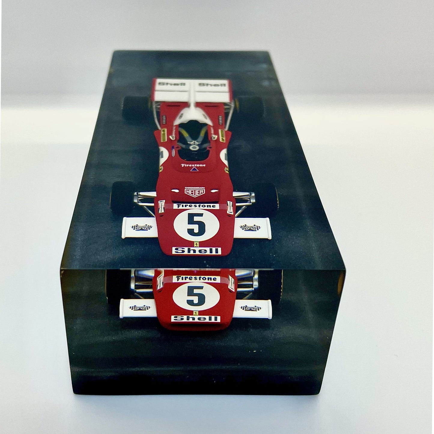 Velocità Sigillata Formula - Ferrari F312 B2 – Clay Regazzoni - Le Castellet France GP 1971 - F1 - Scultura automobilistica concettuale | Pezzo unico numerato
