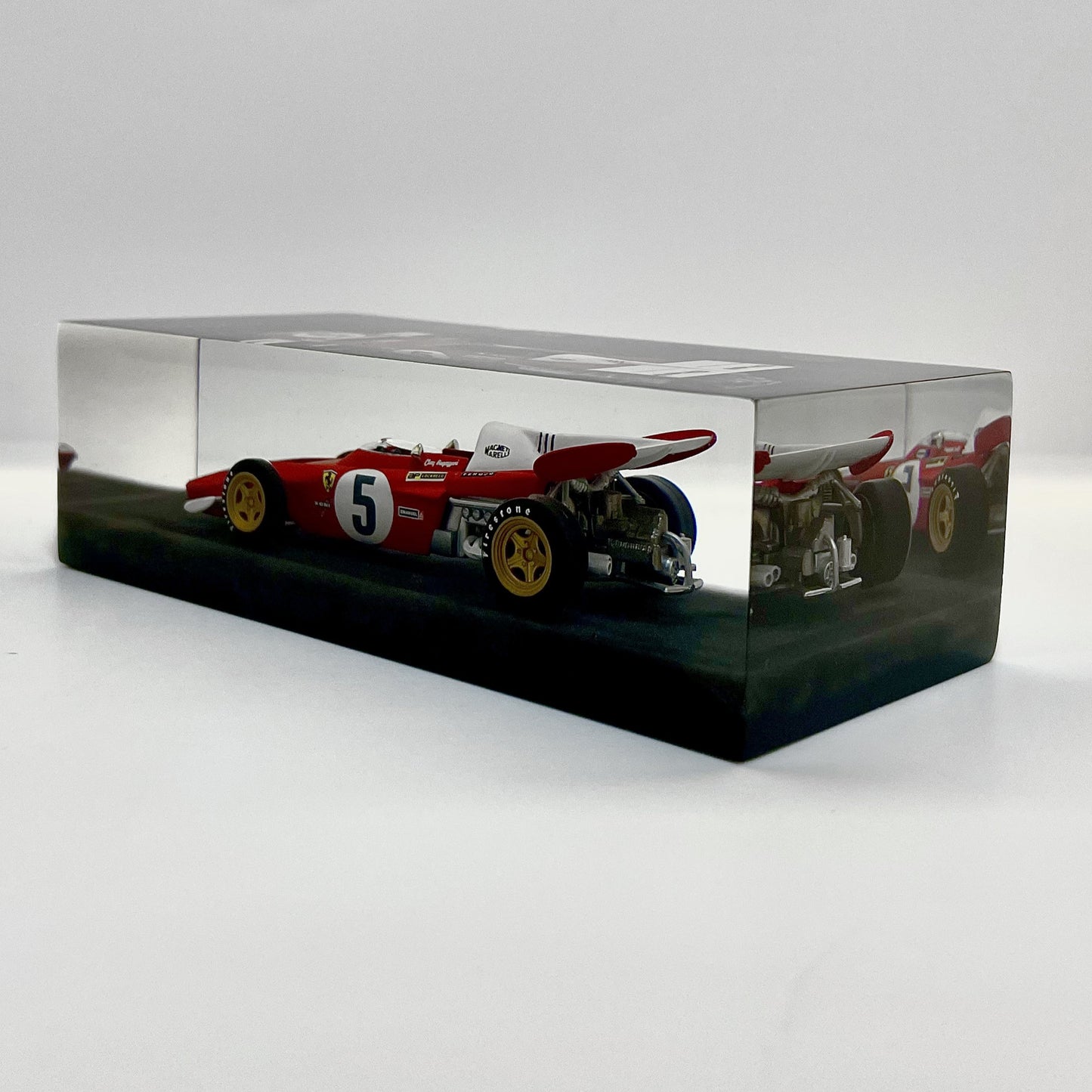 Velocità Sigillata Formula - Ferrari F312 B2 – Clay Regazzoni - Le Castellet France GP 1971 - F1 - Scultura automobilistica concettuale | Pezzo unico numerato