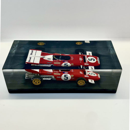 Velocità Sigillata Formula - Ferrari F312 B2 – Clay Regazzoni - Le Castellet France GP 1971 - F1 - Scultura automobilistica concettuale | Pezzo unico numerato