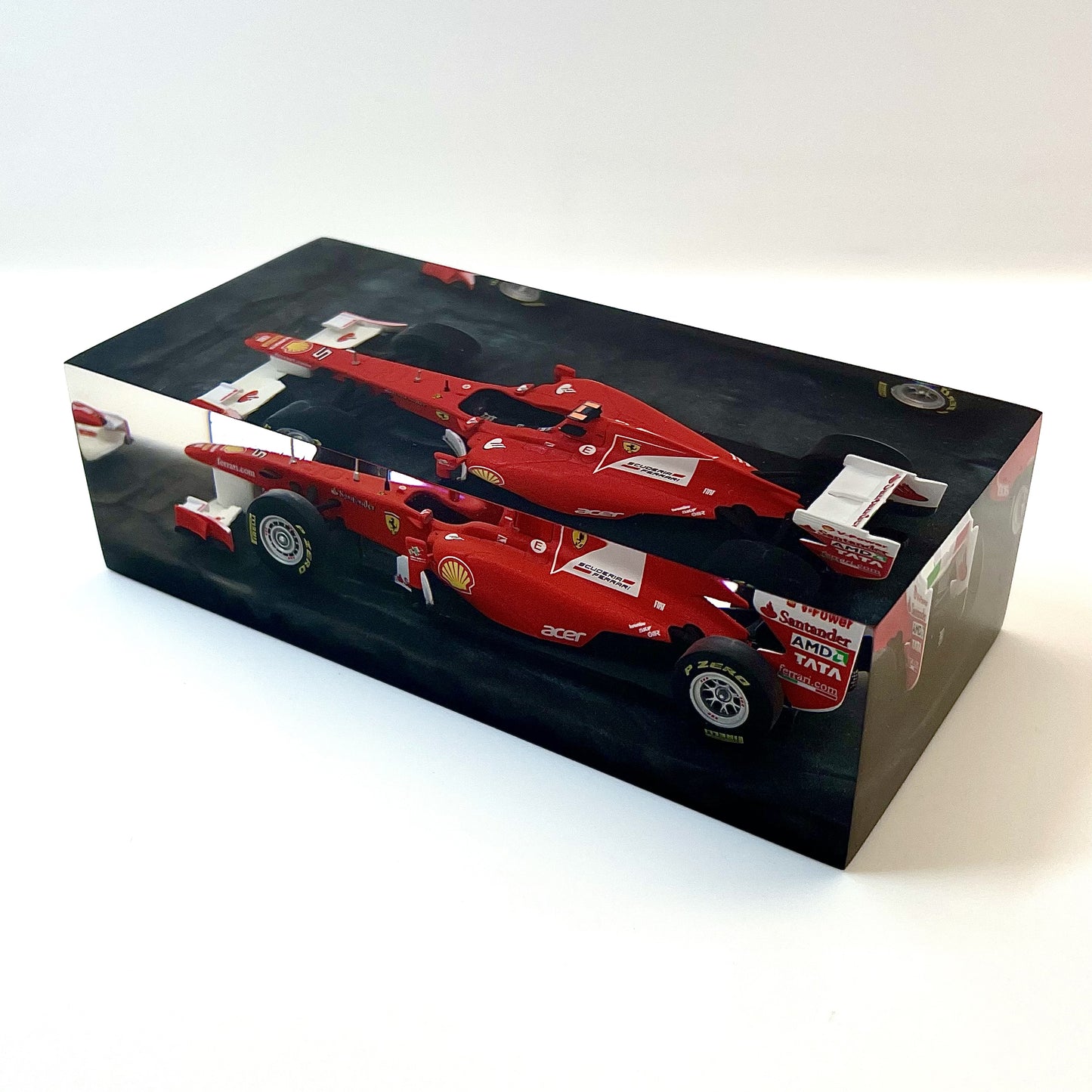Velocità Sigillata Formula - Ferrari 150 Italia – Fernando Alonso - Test di Valencia 2011 - F1 - Scultura automobilistica concettuale | Pezzo unico numerato