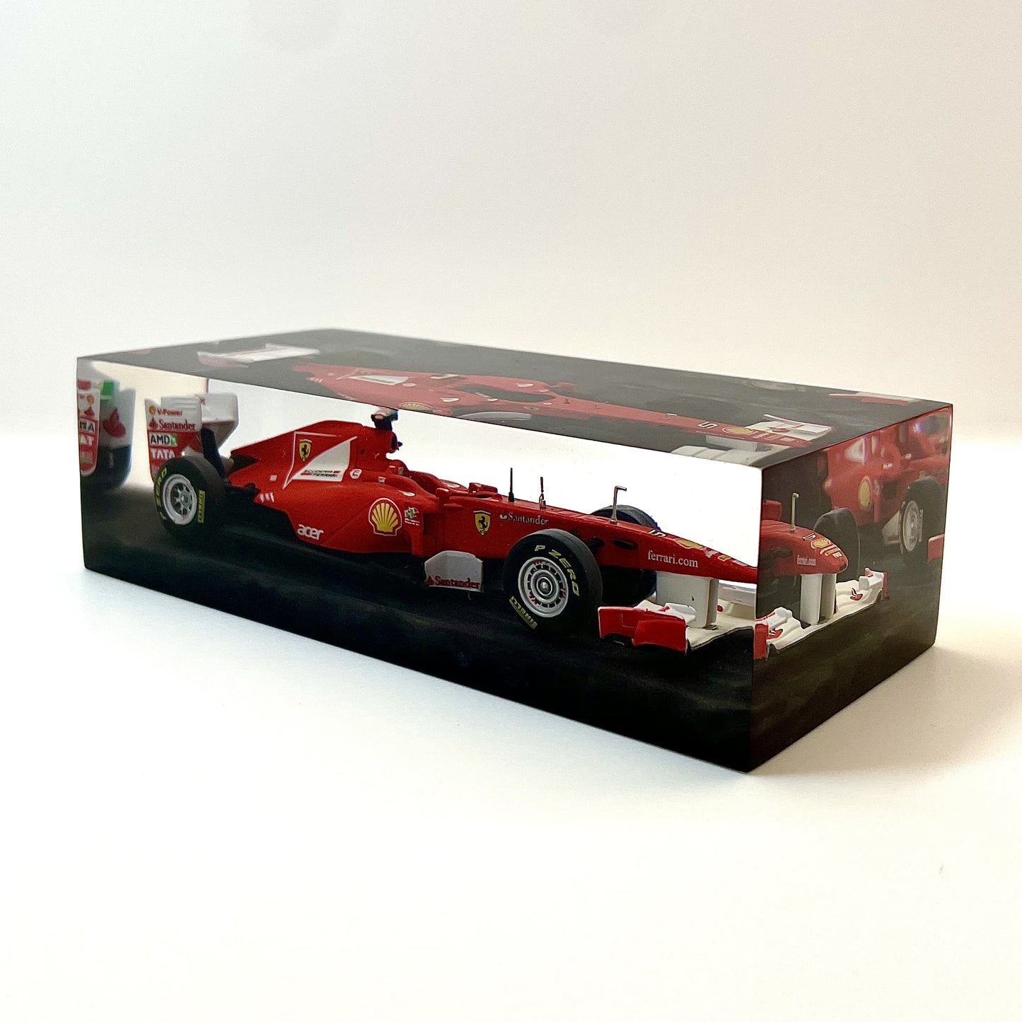 Velocità Sigillata Formula - Ferrari 150 Italia – Fernando Alonso - Test di Valencia 2011 - F1 - Scultura automobilistica concettuale | Pezzo unico numerato
