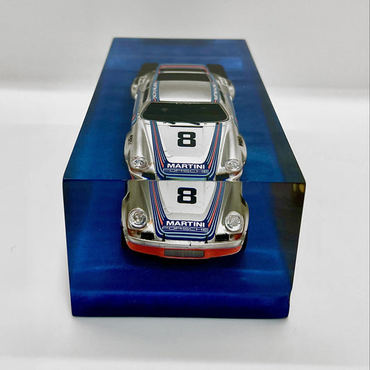Velocità Sigillata GT - Porsche 911 Carrera RSR – Targa Florio 1973 - Muller Van Lennep - Scultura automobilistica concettuale | Pezzo unico numerato