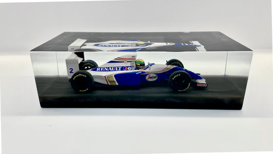Velocità Sigillata Formula Heritage – Williams FW16 - Ayrton Senna - Interlagos 1994 (006/2025) Scultura automobilistica concettuale | Pezzo unico