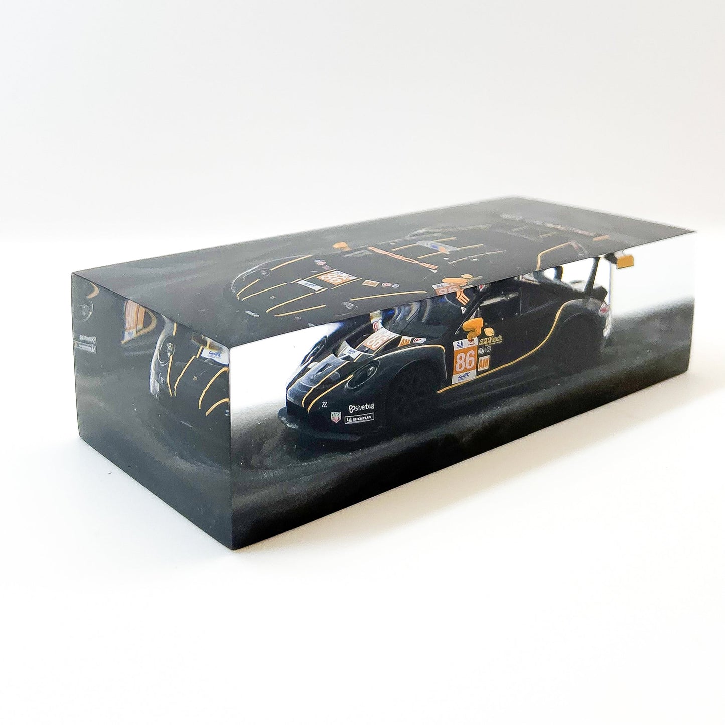 Velocità Sigillata GT Essenza - Porsche 911 RSR 19 - 24h Le Mans 2021 Endurance - Wainwright Barker Gamble - Scultura automobilistica concettuale | Pezzo unico numerato