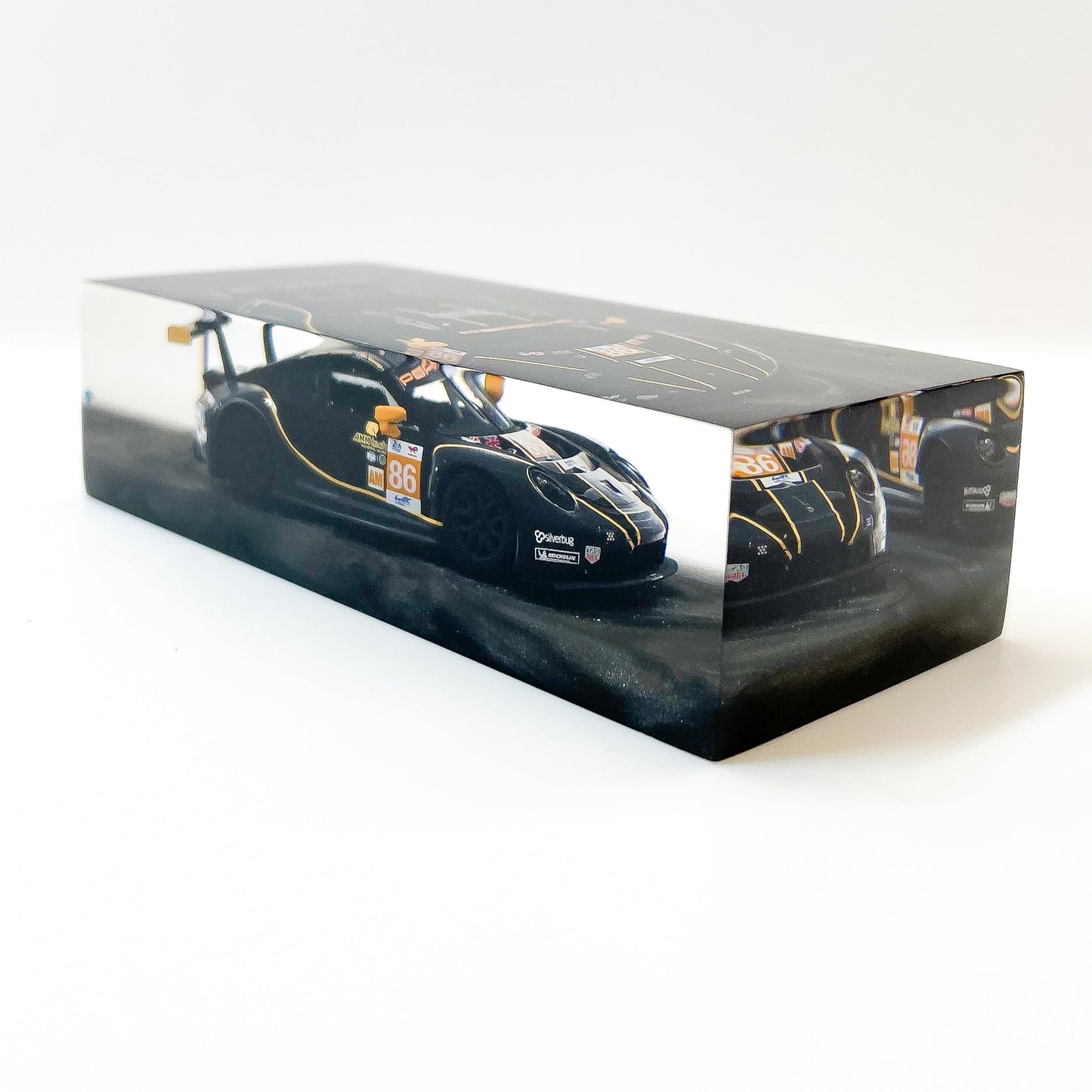 Velocità Sigillata GT Essenza - Porsche 911 RSR 19 - 24h Le Mans 2021 Endurance - Wainwright Barker Gamble - Scultura automobilistica concettuale | Pezzo unico numerato