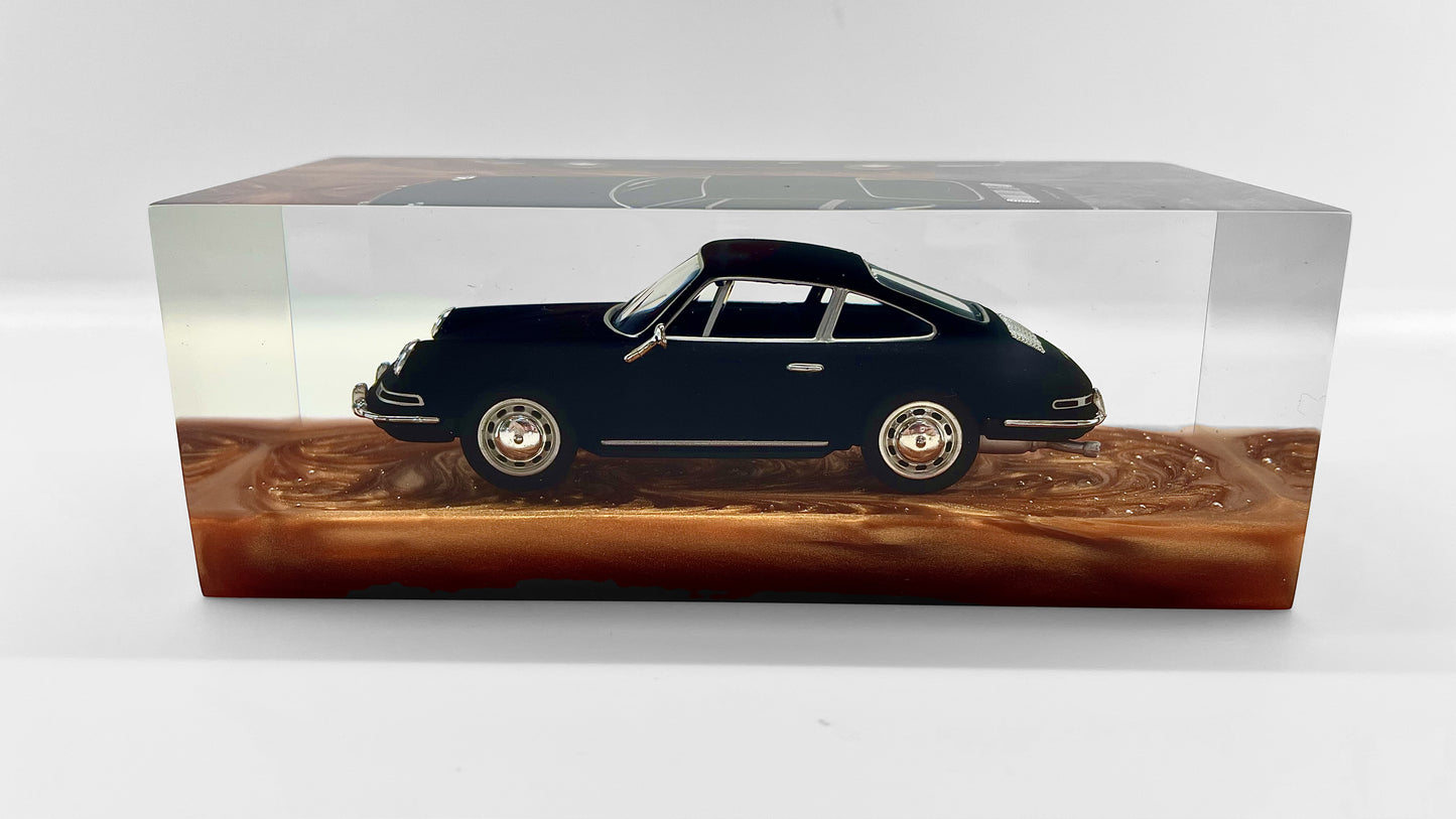 Velocità Sigillata GT – Porsche Coupé 912 1964 - Scultura automobilistica concettuale | Pezzo unico