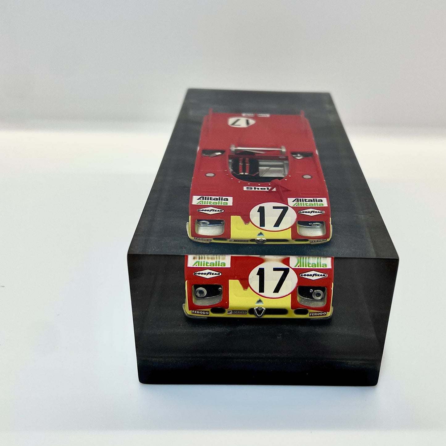 Velocità Sigillata GT Heritage - Alfa Romeo 33 TT 3 - 24H Le Mans 1972 - Marko Elford - Scultura automobilistica concettuale | Pezzo unico numerato