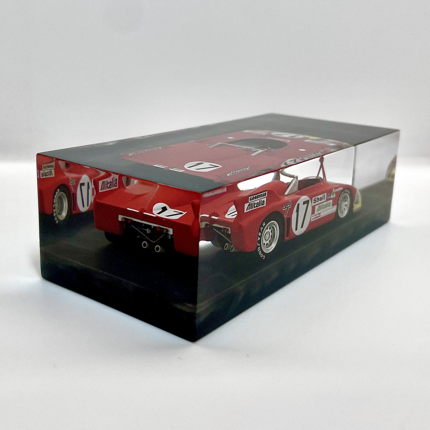Velocità Sigillata GT Heritage - Alfa Romeo 33 TT 3 - 24H Le Mans 1972 - Marko Elford - Scultura automobilistica concettuale | Pezzo unico numerato