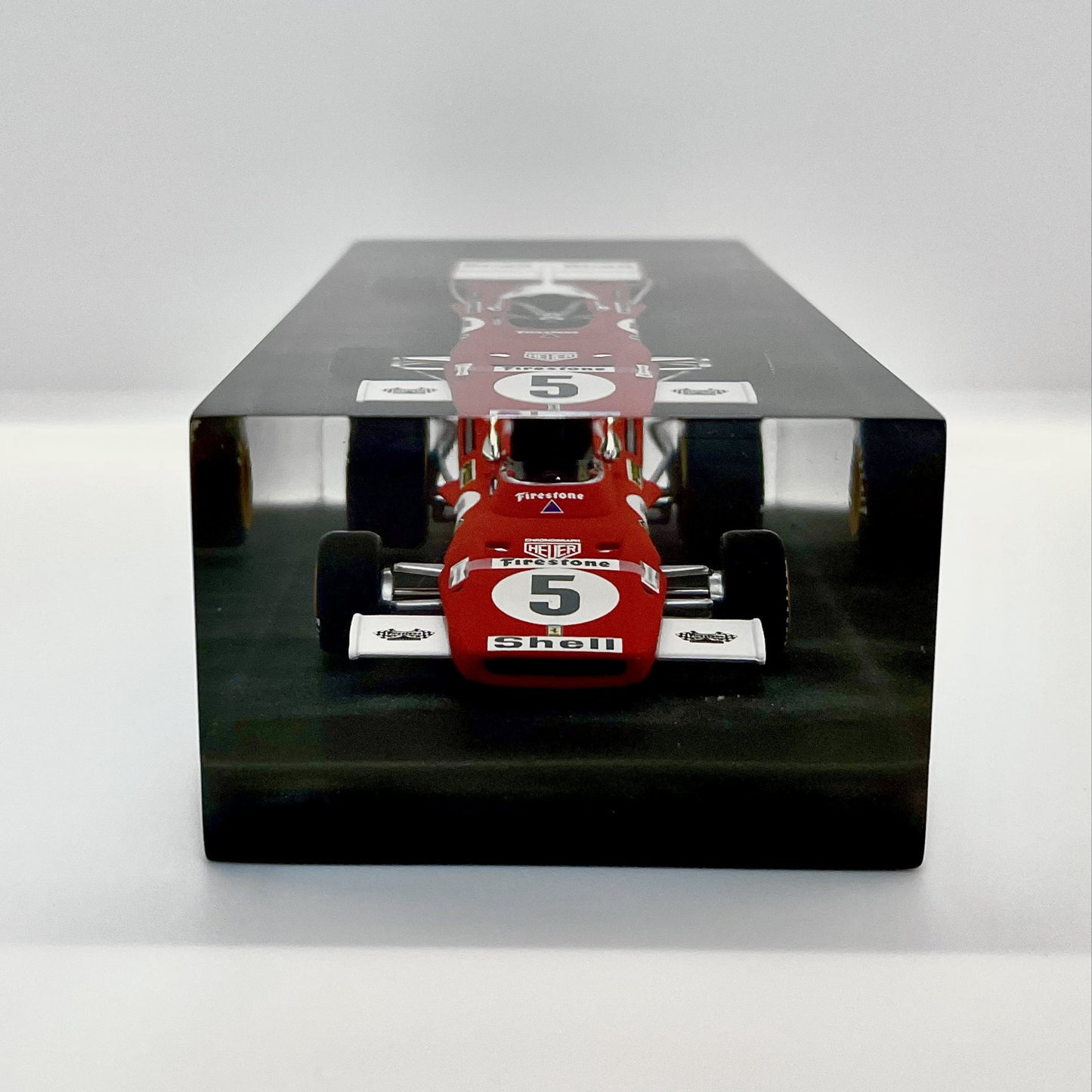 Velocità Sigillata Formula - Ferrari F312 B2 – Clay Regazzoni - Le Castellet France GP 1971 - F1 - Scultura automobilistica concettuale | Pezzo unico numerato