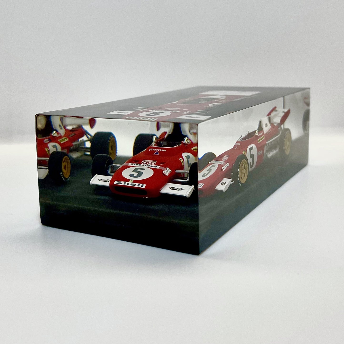 Velocità Sigillata Formula - Ferrari F312 B2 – Clay Regazzoni - Le Castellet France GP 1971 - F1 - Scultura automobilistica concettuale | Pezzo unico numerato