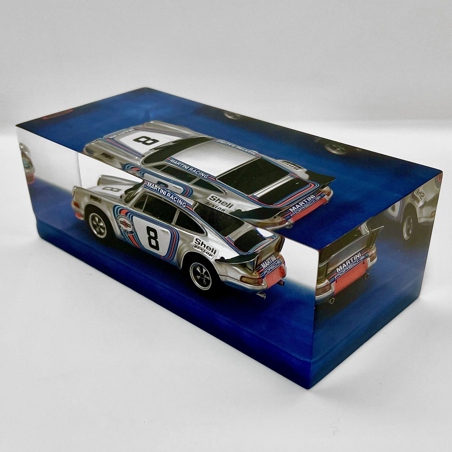 Velocità Sigillata GT - Porsche 911 Carrera RSR – Targa Florio 1973 - Muller Van Lennep - Scultura automobilistica concettuale | Pezzo unico numerato