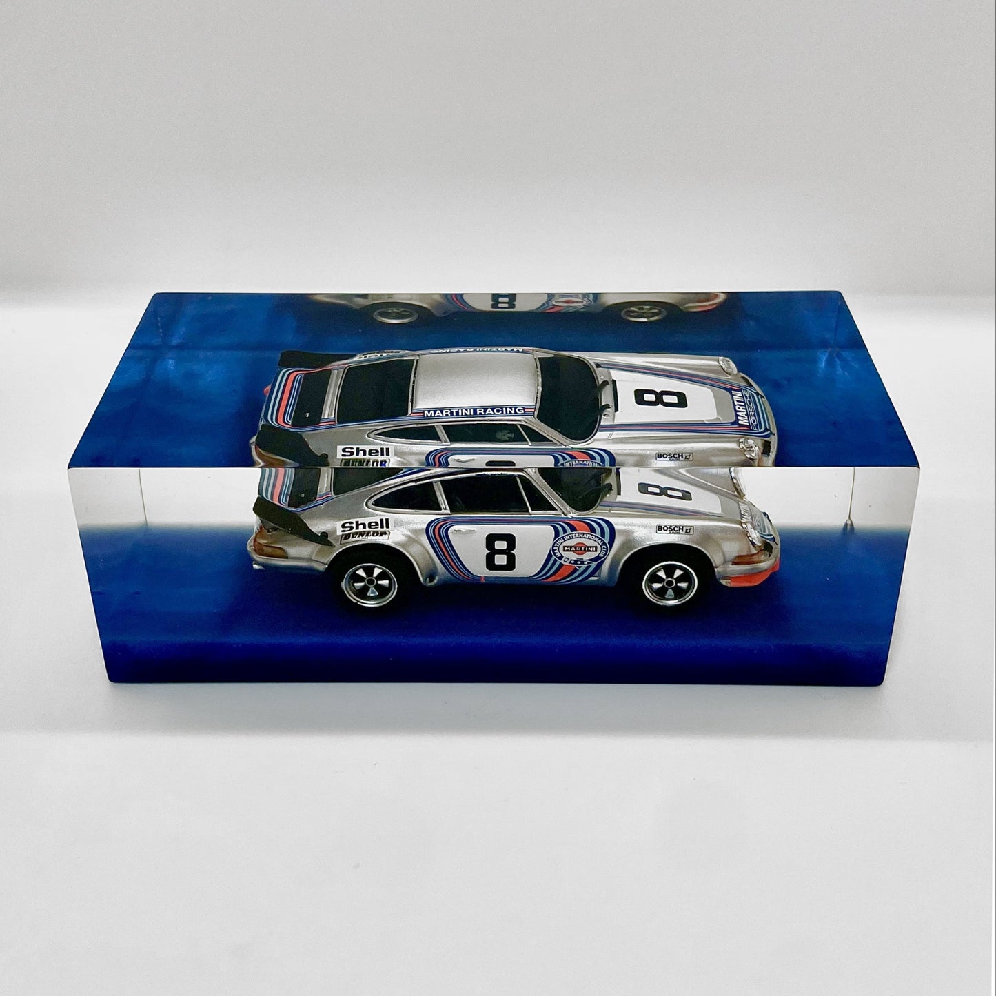 Velocità Sigillata GT - Porsche 911 Carrera RSR – Targa Florio 1973 - Muller Van Lennep - Scultura automobilistica concettuale | Pezzo unico numerato