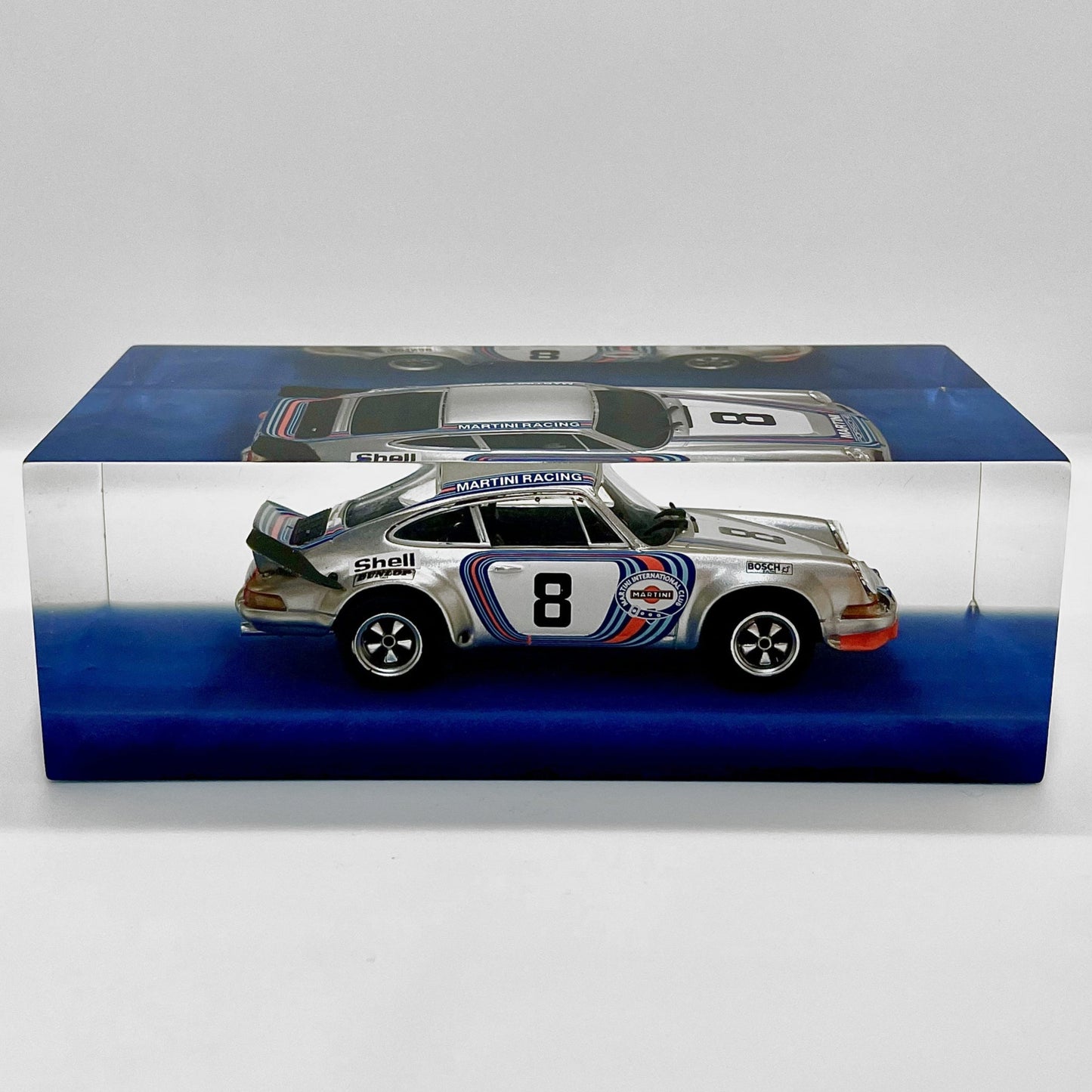 Velocità Sigillata GT - Porsche 911 Carrera RSR – Targa Florio 1973 - Muller Van Lennep - Scultura automobilistica concettuale | Pezzo unico numerato