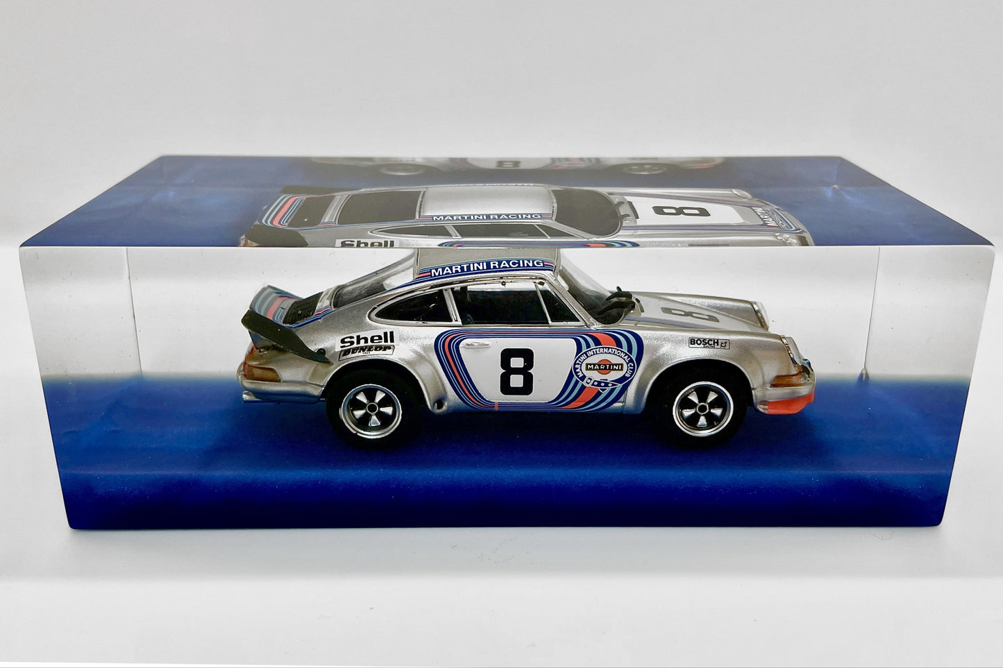 Velocità Sigillata GT - Porsche 911 Carrera RSR – Targa Florio 1973 - Muller Van Lennep - Scultura automobilistica concettuale | Pezzo unico numerato