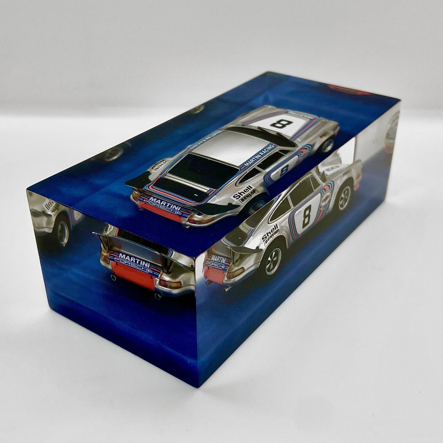 Velocità Sigillata GT - Porsche 911 Carrera RSR – Targa Florio 1973 - Muller Van Lennep - Scultura automobilistica concettuale | Pezzo unico numerato