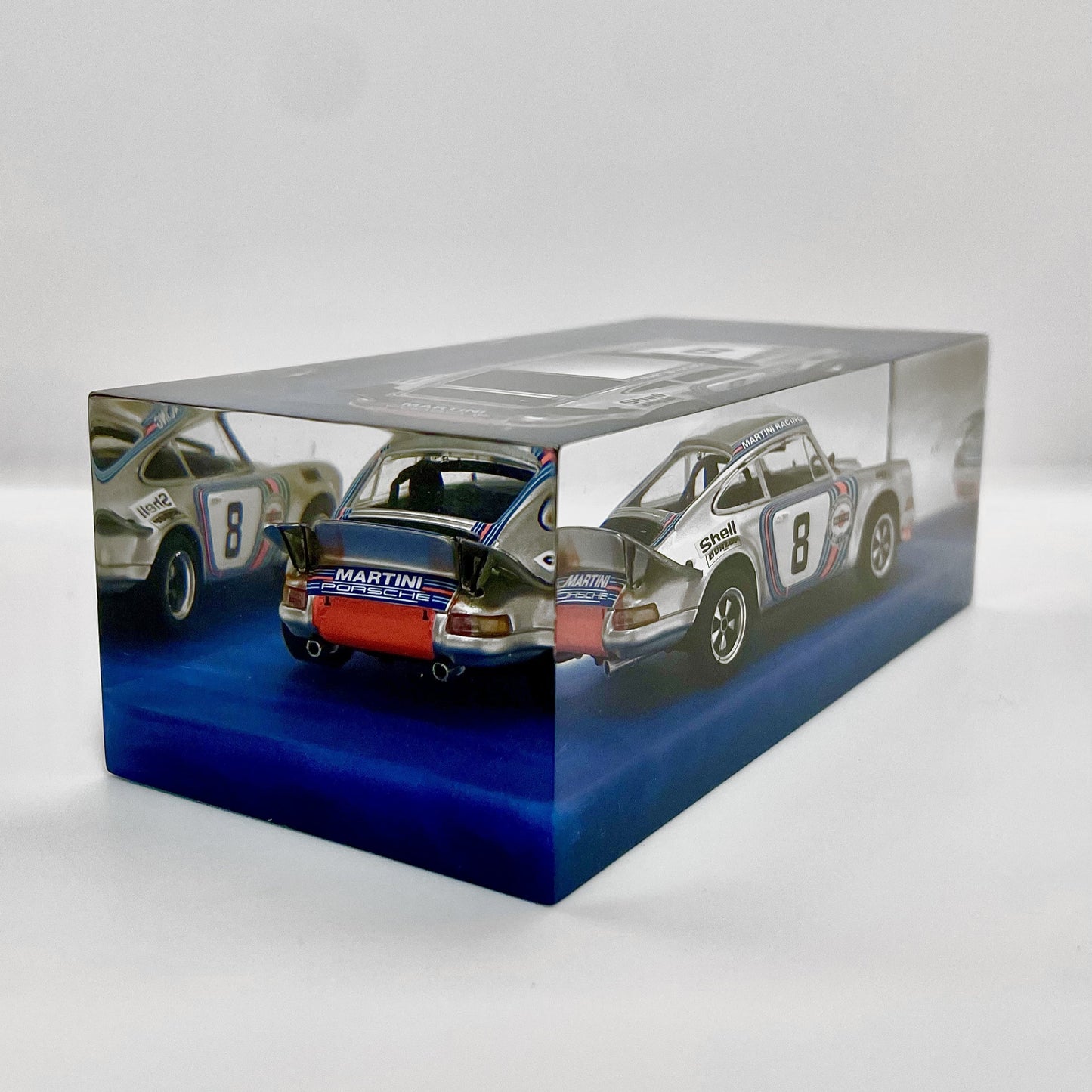 Velocità Sigillata GT - Porsche 911 Carrera RSR – Targa Florio 1973 - Muller Van Lennep - Scultura automobilistica concettuale | Pezzo unico numerato