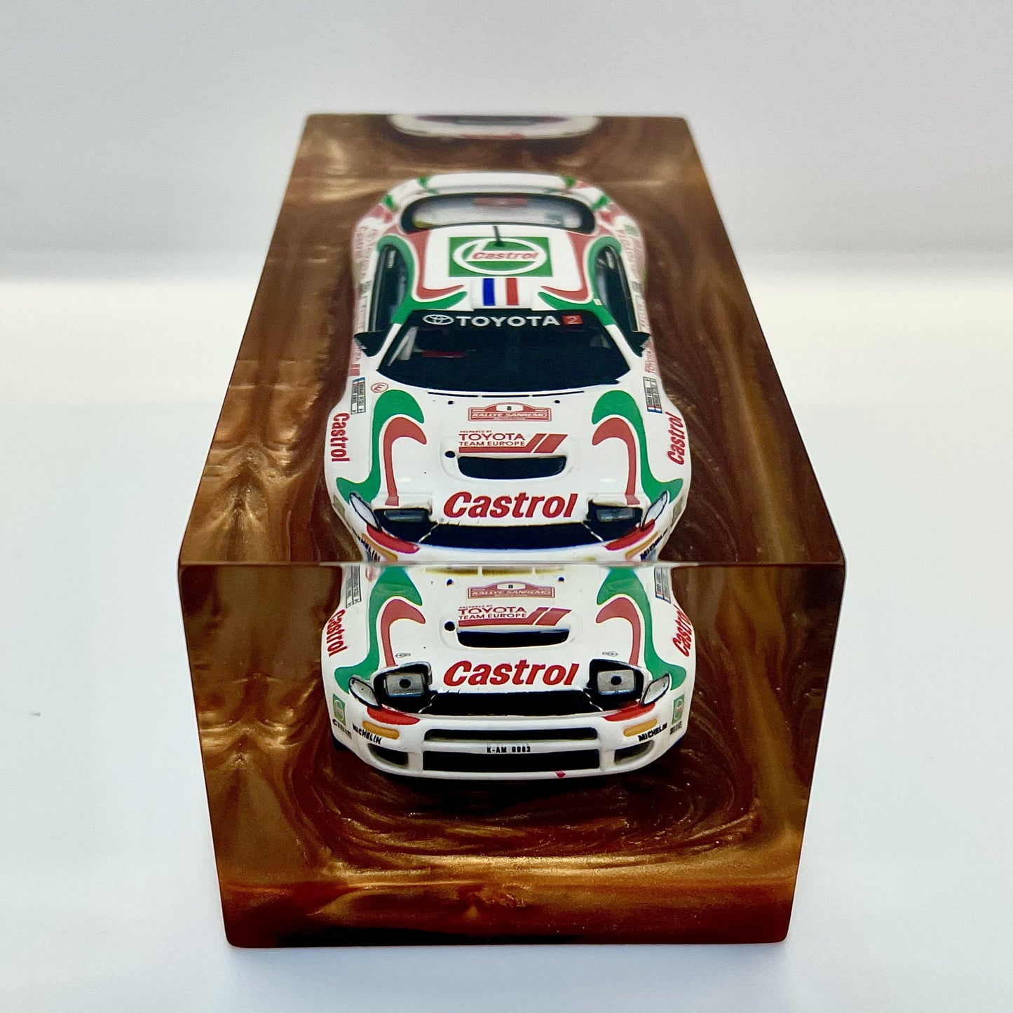 Velocità Sigillata GT - Toyota Celica Turbo 4WD – Rally Sanremo 1994 - Auriol Occelli - Scultura automobilistica concettuale | Pezzo unico numerato